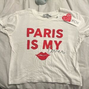 Wildfox xm tshirt women white with print